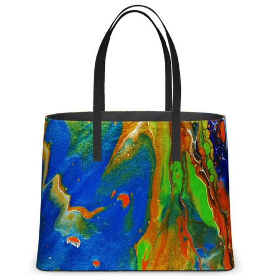 Sand and Blue Water Kika Tote