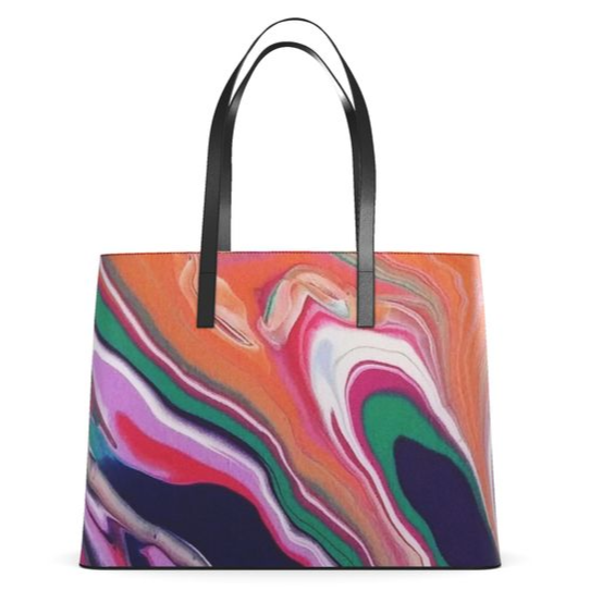 Orange Swirl Tote