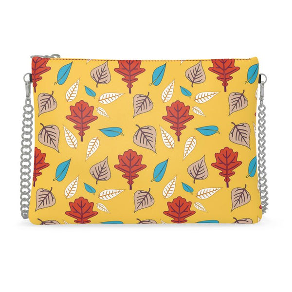 Dancing into Fall Crossbody Bag With Chain