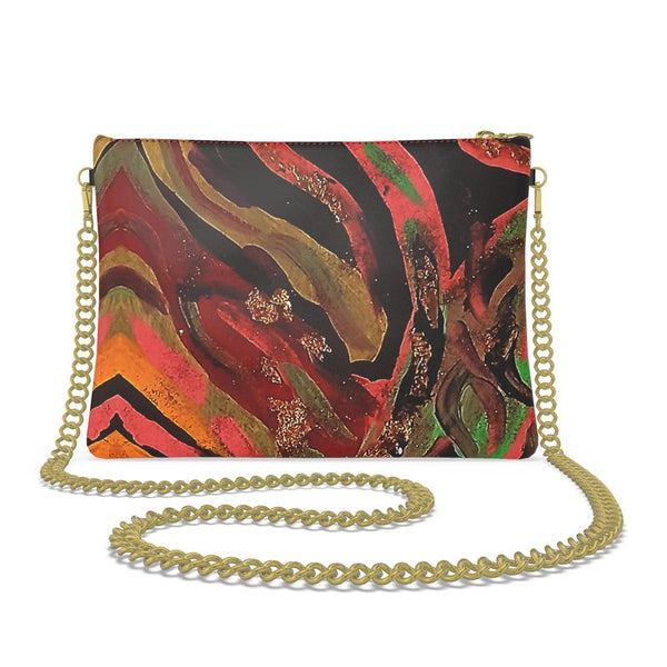 Hazelnut Crossbody Bag With Chain