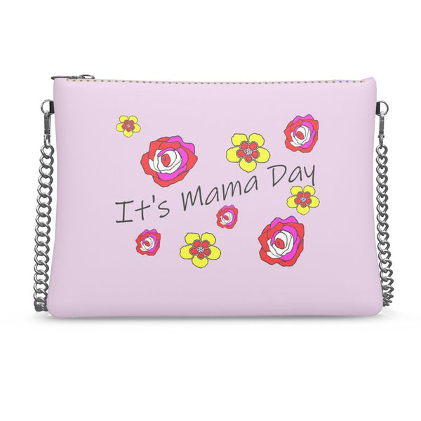 It's Mama Day  Crossbody Bag With Chain