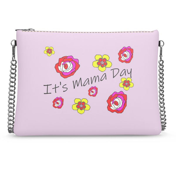 It's Mama Day  Crossbody Bag With Chain