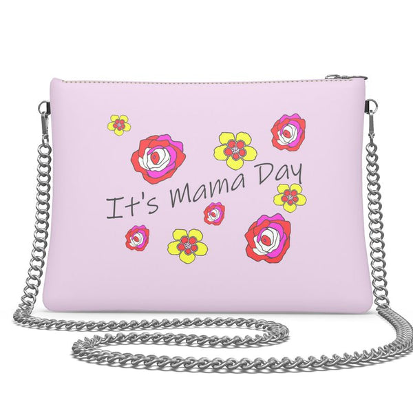 It's Mama Day  Crossbody Bag With Chain