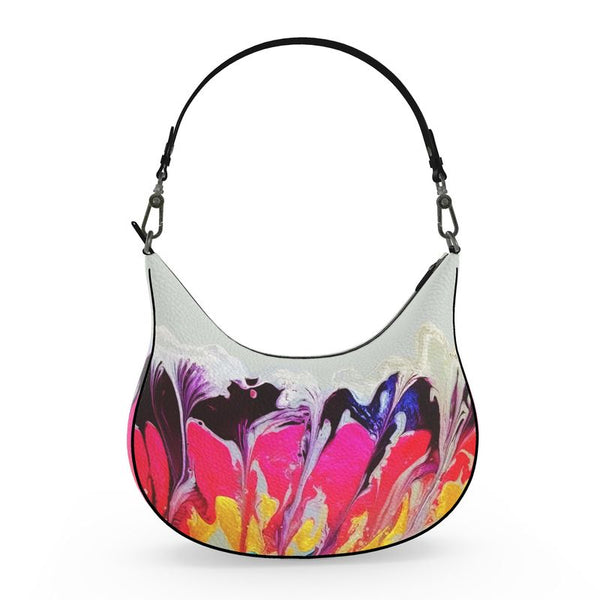 Brilliant Wildflowers Curve Hobo Bag