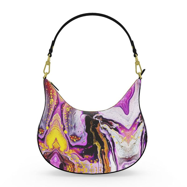 Indigo Curve Hobo Bag