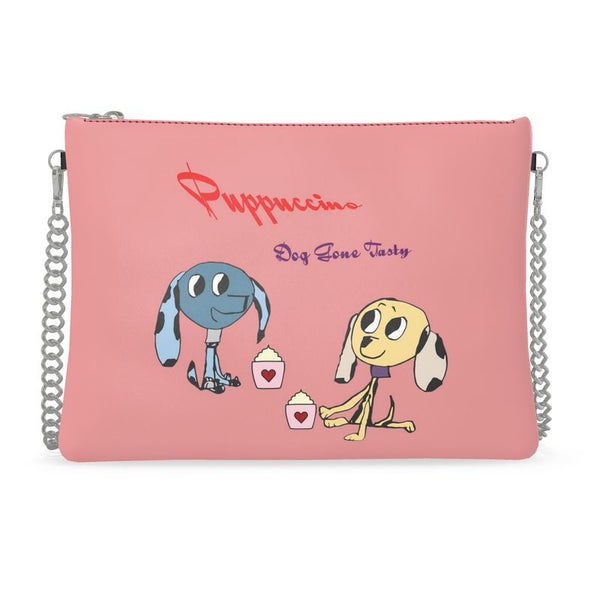 Puppuccino Dog Gone Tasty Crossbody Bag With Chain