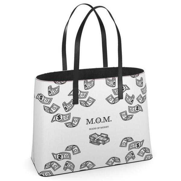 M.O.M. means Made of Money Kika Tote