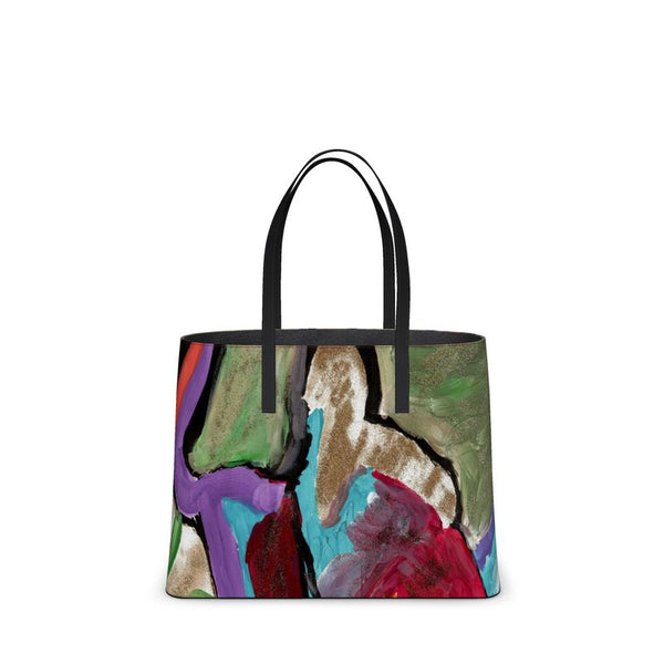 Gold and Purple Kika Tote