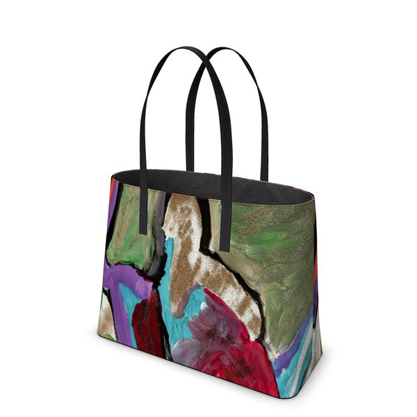 Gold and Purple Kika Tote