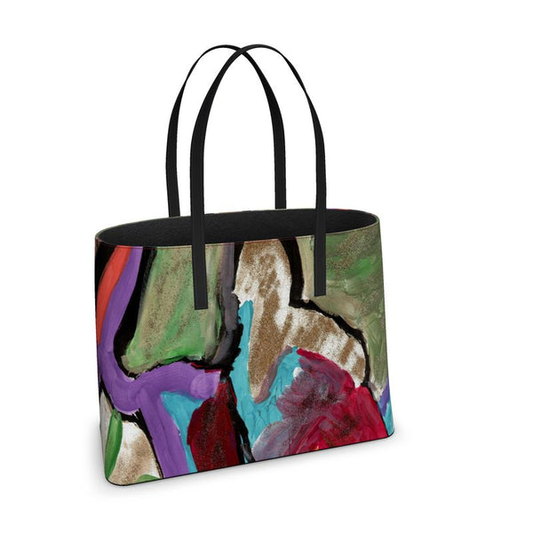 Gold and Purple Kika Tote