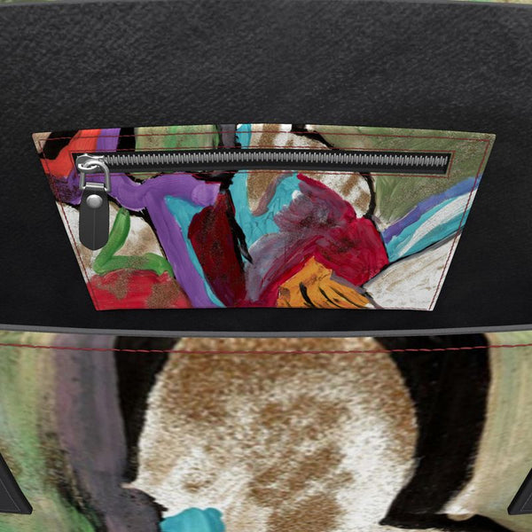 Gold and Purple Kika Tote