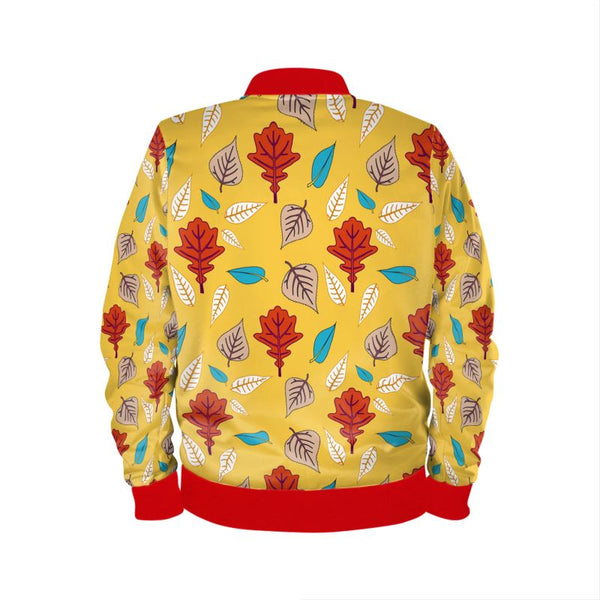 Dancing into Fall Ladies Bomber Jacket