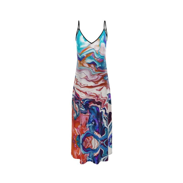 Water Waves Slip Dress