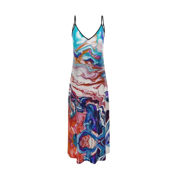 Water Waves Slip Dress