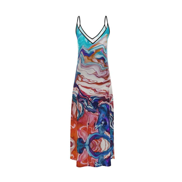 Water Waves Slip Dress